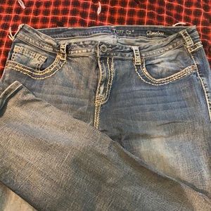 Cowgirl Tuff Jeans , Timeless, w:40 L:33